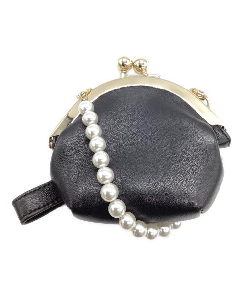 Simone Rocha（シモーネ ロシャ）Simone Rocha (シモーネ ロシャ) パールショルダーガマ口ポーチ ブラックの古着・服飾アイテム