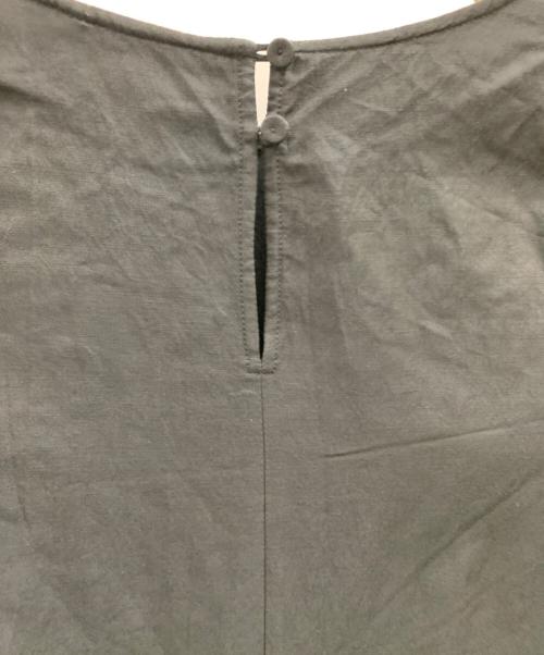 iki（イキ）iki (イキ) iki　キュプラコットンスリットワンピース ブラック サイズ:FREEの古着・服飾アイテム