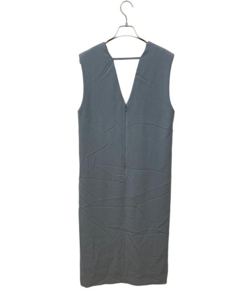 UNITED ARROWS（ユナイテッドアローズ）UNITED ARROWS (ユナイテッドアローズ) AC/P ディープVネック ジャンパースカート グレー サイズ:36の古着・服飾アイテム