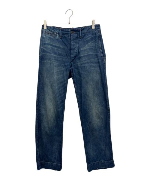 RRL（ダブルアールエル）RRL (ダブルアールエル) ライトオンスワークパンツ インディゴ サイズ:71cm (W28)の古着・服飾アイテム