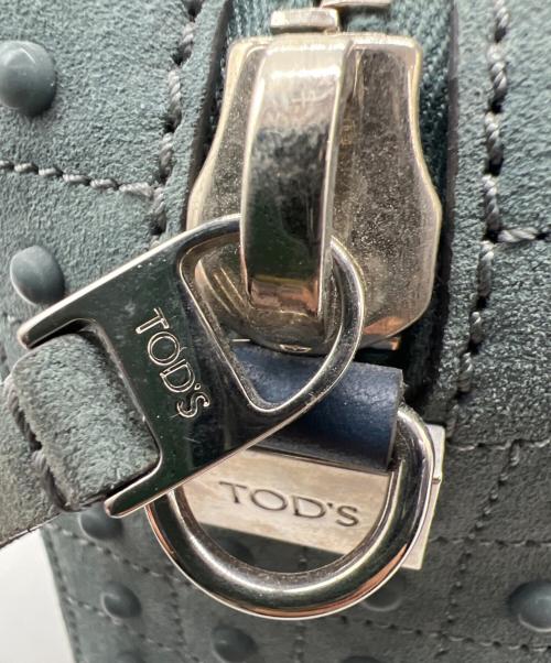 TOD'S（トッズ）TOD'S (トッズ) ゴンミーニショルダーバッグ ブルーの古着・服飾アイテム