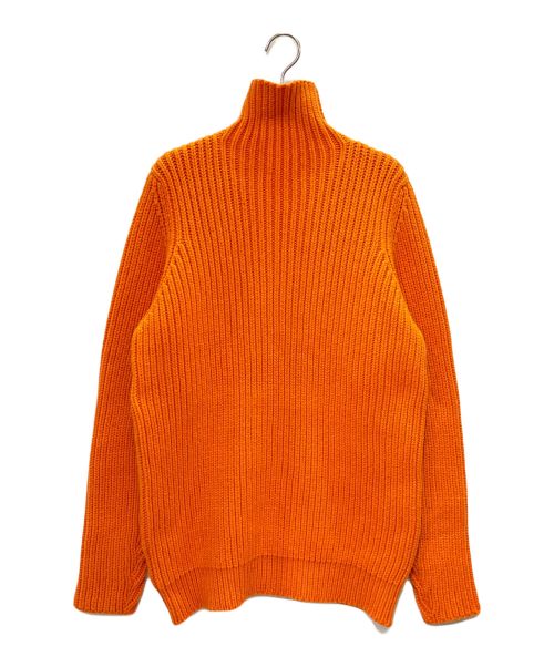 HERMES（エルメス）HERMES (エルメス) カシミヤ ドライバーズニット オレンジ サイズ:XLの古着・服飾アイテム