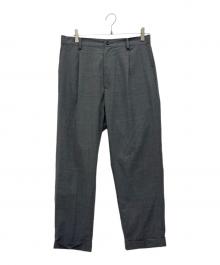 BEAMS PLUS（ビームスプラス）の古着「1 Pleat Combat Wool Tropical」｜グレー