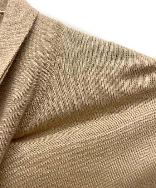 DRAWER（ドゥロワー）DRAWER (ドゥロワー) シルクカシミヤボウタイニット ベージュ サイズ:-の古着・服飾アイテム