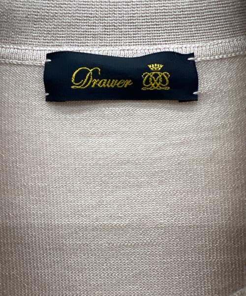 DRAWER（ドゥロワー）DRAWER (ドゥロワー) シルクカシミヤボウタイニット ベージュ サイズ:-の古着・服飾アイテム