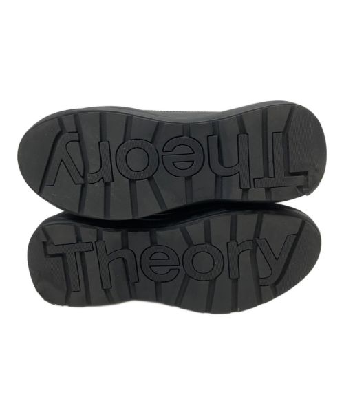 theory（セオリー）theory (セオリー) チェルシーブーツ/ショートブーツ/サイドゴアブーツ ブラック サイズ:37の古着・服飾アイテム