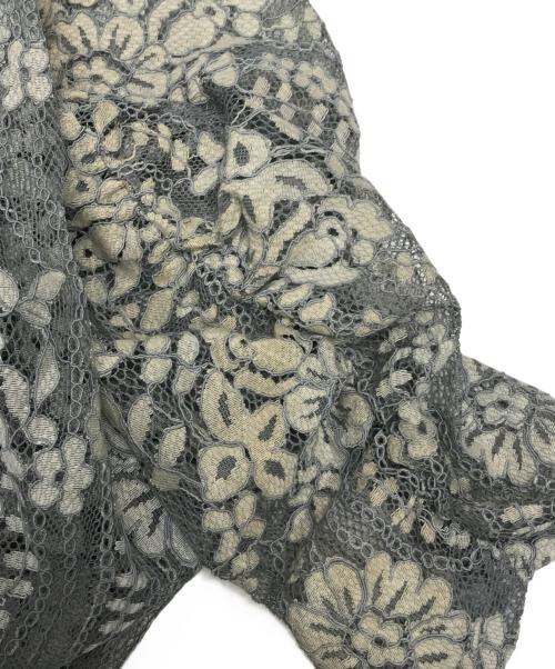 Kaene（カエン）kaene (カエン) 配色レースエプロンワンピース スカイブルー サイズ:34の古着・服飾アイテム