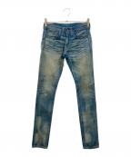 RRLダブルアールエル）の古着「ダメージ加工デニムパンツ」｜インディゴ