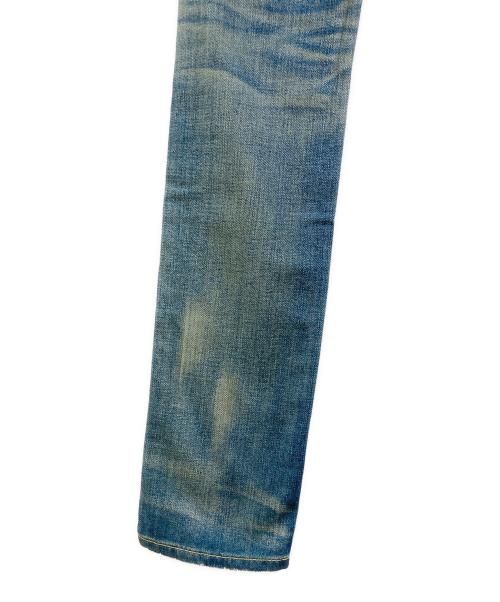 RRL（ダブルアールエル）RRL (ダブルアールエル) ダメージ加工デニムパンツ インディゴ サイズ:SIZE 63.5cm (W25)の古着・服飾アイテム