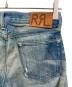 中古・古着 RRL (ダブルアールエル) ダメージ加工デニムパンツ インディゴ サイズ:SIZE 63.5cm (W25)：5000円
