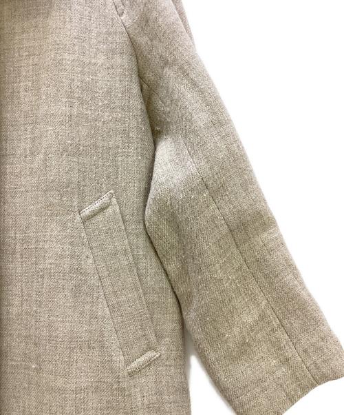 Gemini（ジェミニ）Gemini (ジェミニ) ステンカラーコート Whim Gazetteオリジナルブランド ベージュ サイズ:Freeの古着・服飾アイテム