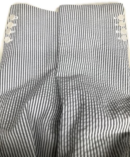 Mardi Mercredi（マルディメクルディ）MARDI MERCREDI (マルディメクルディ) シサッカージャケット グレー×ホワイト サイズ:Free 未使用品の古着・服飾アイテム