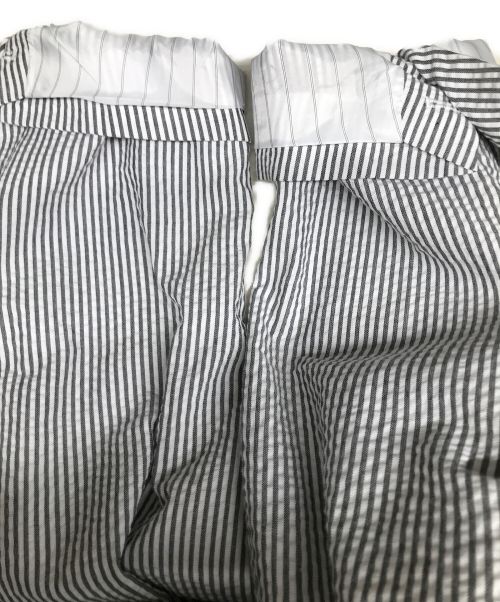 Mardi Mercredi（マルディメクルディ）MARDI MERCREDI (マルディメクルディ) シサッカージャケット グレー×ホワイト サイズ:Free 未使用品の古着・服飾アイテム