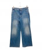 Max Mara WEEK END LINEマックスマーラ ウイークエンドライン）の古着「VEGA /ワイドデニムパンツ」｜インディゴ