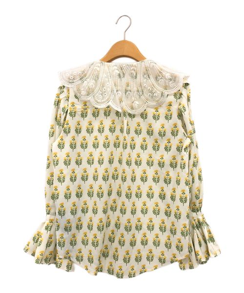 Sister Jane（シスタージェーン）Sister Jane (シスタージェーン) フラワープリントブラウス アイボリー サイズ:Sの古着・服飾アイテム