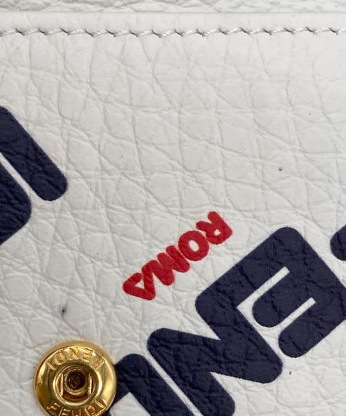 FENDI（フェンディ）FENDI (フェンディ) FILA (フィラ) ミニウォレット ホワイトの古着・服飾アイテム