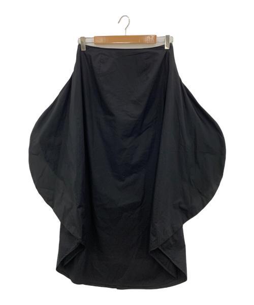 ENFOLD（エンフォルド）ENFOLD (エンフォルド) 変形バルーンスカート ブラック サイズ:38の古着・服飾アイテム