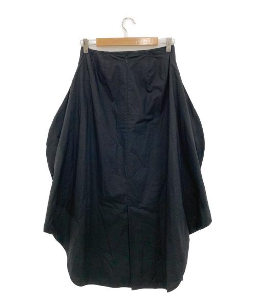 ENFOLD（エンフォルド）ENFOLD (エンフォルド) 変形バルーンスカート ブラック サイズ:38の古着・服飾アイテム