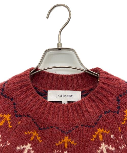 J&M DAVIDSON（ジェイ＆エム デヴィッドソン）J&M DAVIDSON (ジェイ＆エム デヴィッドソン) ニット レッド サイズ:Sの古着・服飾アイテム