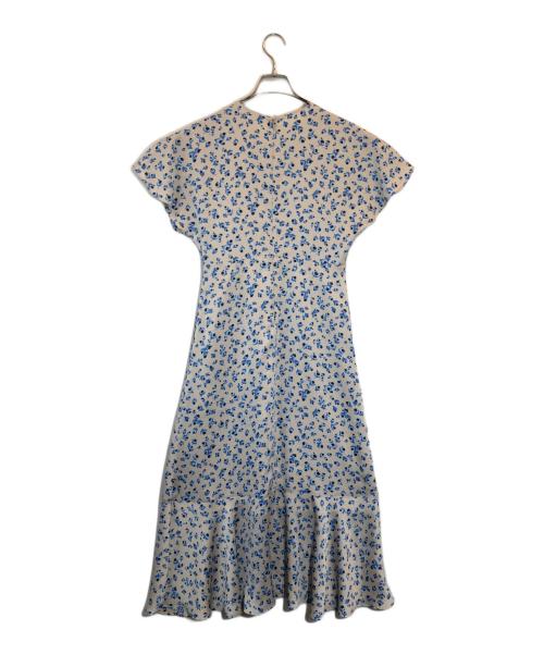 BALLSEY（ボールジィ）BALLSEY (ボールジィ) プティフラワープリント カシュクールワンピース ベージュ サイズ:SIZE 34の古着・服飾アイテム