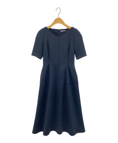 CELFORD（セルフォード）CELFORD (セルフォード) ハーフスリーブポンチワンピース ネイビー サイズ:36の古着・服飾アイテム