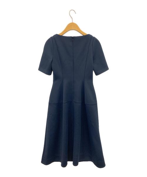 CELFORD（セルフォード）CELFORD (セルフォード) ハーフスリーブポンチワンピース ネイビー サイズ:36の古着・服飾アイテム