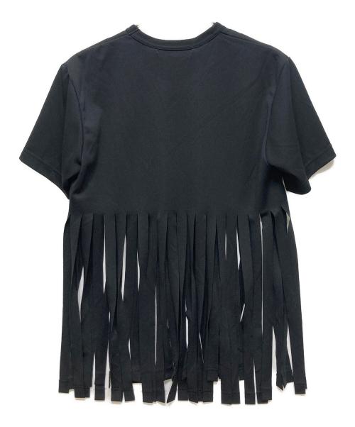 COMME des GARCONS COMME des GARCONS（コムデギャルソン コムデギャルソン）COMME des GARCONS COMME des GARCONS (コムデギャルソン コムデギャルソン) フリンジTシャツ ブラック サイズ:Ｍの古着・服飾アイテム