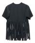 COMME des GARCONS COMME des GARCONS (コムデギャルソン コムデギャルソン) フリンジTシャツ ブラック サイズ:Ｍ：8000円