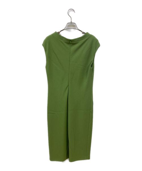 MaxMara（マックスマーラ）MaxMara (マックスマーラ) フレンチスリーブワンピース グリーン サイズ:40の古着・服飾アイテム