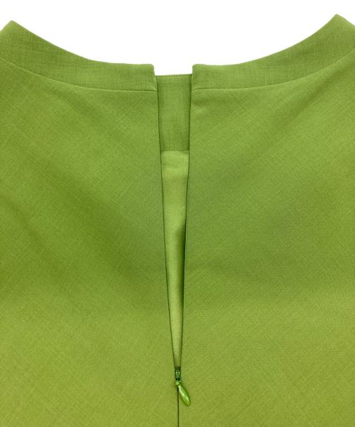 MaxMara（マックスマーラ）MaxMara (マックスマーラ) フレンチスリーブワンピース グリーン サイズ:40の古着・服飾アイテム