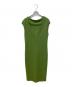 MaxMara（マックスマーラ）の古着「フレンチスリーブワンピース」｜グリーン