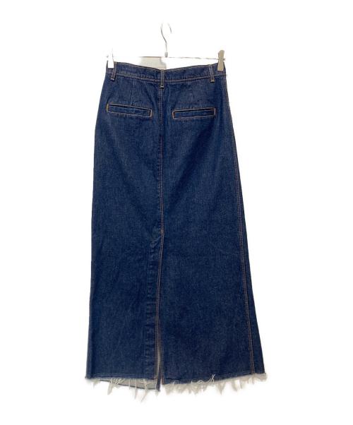 journal standard L'essage（ジャーナルスタンダード レサージュ）journal standard L'essage (ジャーナルスタンダード レサージュ) 12.5OZデニム スリットスカート インディゴ サイズ:36の古着・服飾アイテム