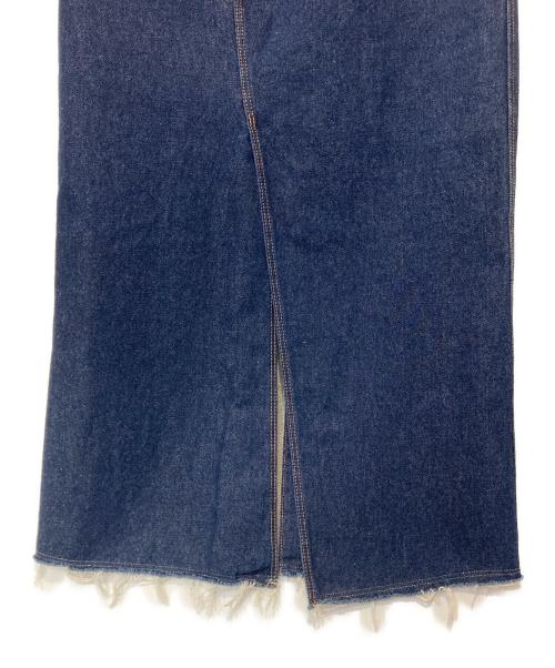 journal standard L'essage（ジャーナルスタンダード レサージュ）journal standard L'essage (ジャーナルスタンダード レサージュ) 12.5OZデニム スリットスカート インディゴ サイズ:36の古着・服飾アイテム
