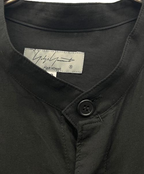 Yohji Yamamoto pour homme（ヨウジヤマモト プールオム）Yohji Yamamoto pour homme (ヨウジヤマモト プールオム) W-胸切り替えPB・C ブラック サイズ:2の古着・服飾アイテム