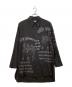 Yohji Yamamoto pour homme（ヨウジヤマモト プールオム）の古着「BUJAY YY INDIA PRINT BLOUSE」｜ブラック