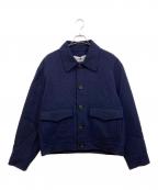 AMI Alexandre Mattiussiアミアレクサンドルマテュッシ）の古着「BOXY FIT DOUBLE FACE JACKET」｜ネイビー