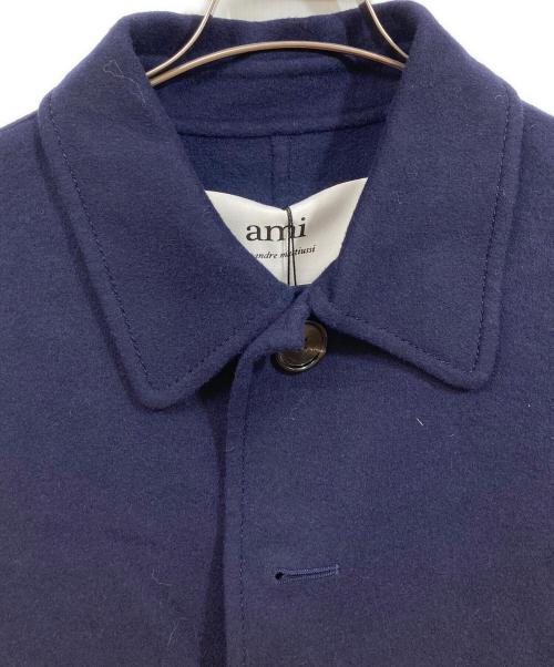 AMI Alexandre Mattiussi（アミアレクサンドルマテュッシ）AMI Alexandre Mattiussi (アミアレクサンドルマテュッシ) BOXY FIT DOUBLE FACE JACKET ネイビー サイズ:XLの古着・服飾アイテム