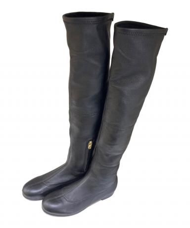 中古・古着通販】Pippichic (ピッピシック) ストレッチニーハイブーツ