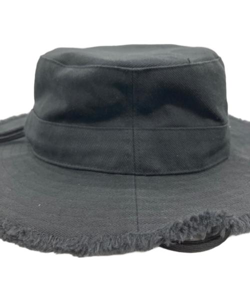 jacquemus（ジャックムス）JACQUEMUS (ジャックムス) バケットハット ブラック サイズ:58の古着・服飾アイテム