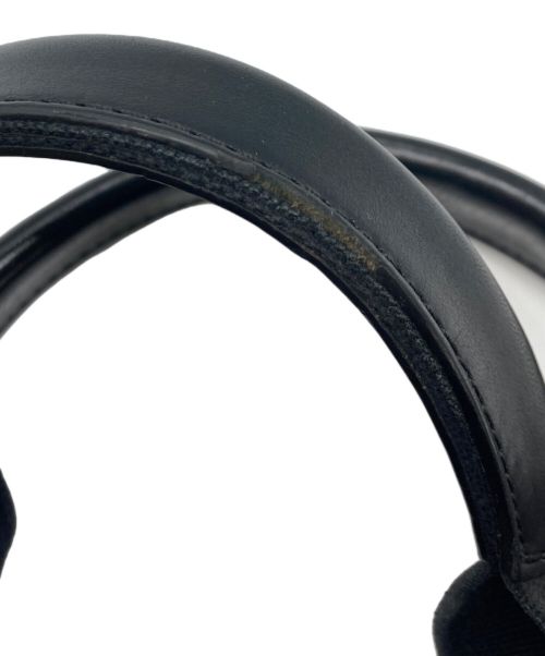 ALEXANDER WANG（アレキサンダー・ワン）ALEXANDER WANG (アレキサンダーワン) キャンバスレザートートバッグ ブラックの古着・服飾アイテム