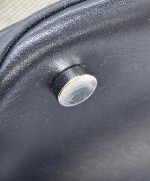 ALEXANDER WANG（アレキサンダー・ワン）ALEXANDER WANG (アレキサンダーワン) キャンバスレザートートバッグ ブラックの古着・服飾アイテム