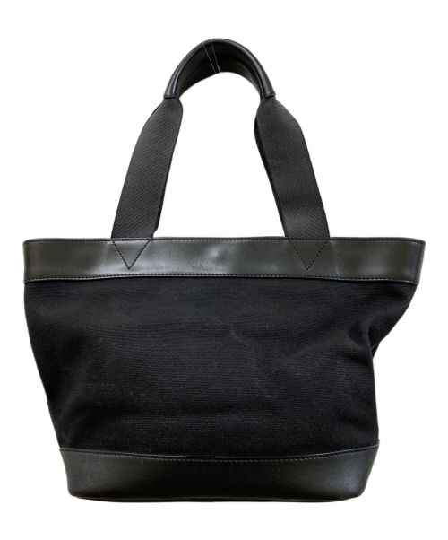ALEXANDER WANG（アレキサンダー・ワン）ALEXANDER WANG (アレキサンダーワン) キャンバスレザートートバッグ ブラックの古着・服飾アイテム