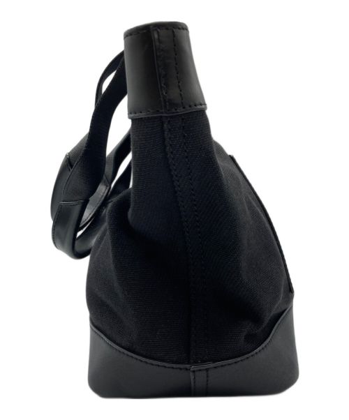 ALEXANDER WANG（アレキサンダー・ワン）ALEXANDER WANG (アレキサンダーワン) キャンバスレザートートバッグ ブラックの古着・服飾アイテム