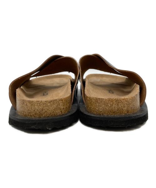 CTHY（シティ）CTHY (シティ) CROSS LETHER DAD SANDALS ブラック サイズ:1の古着・服飾アイテム