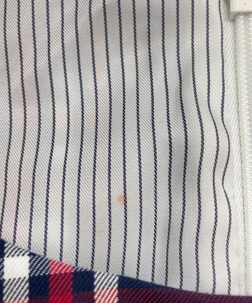 BROOKS BROTHERS（ブルックスブラザーズ）BROOKS BROTHERS (ブルックスブラザーズ) チェックウエスト切替ワンピース ネイビー サイズ:Lの古着・服飾アイテム