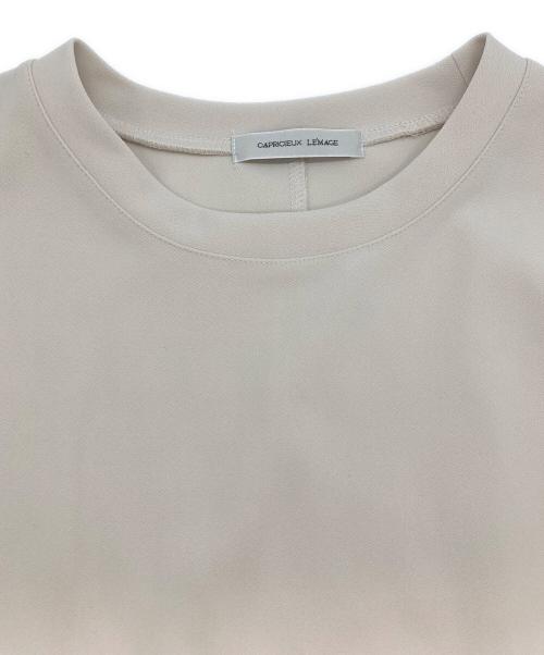 CAPRICIEUX LE'MAGE（カプリシューレマージュ）CAPRICIEUX LE'MAGE (カプリシューレマージュ) ドロストノースリワンピース アイボリー サイズ:FREEの古着・服飾アイテム