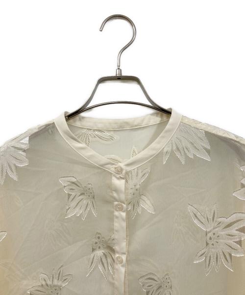 CAPRICIEUX LE'MAGE（カプリシューレマージュ）CAPRICIEUX LE'MAGE (カプリシューレマージュ) ジャガードシアーワンピース ブラック サイズ:Freeの古着・服飾アイテム