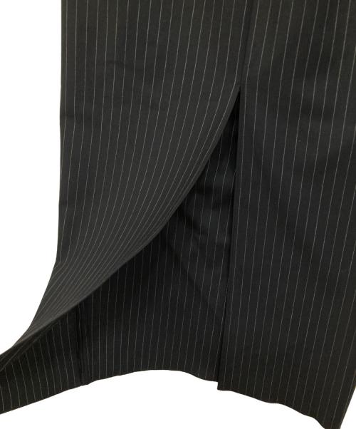 ASTRAET（アストラット）ASTRAET (アストラット) ストライプロングスカート ネイビーの古着・服飾アイテム