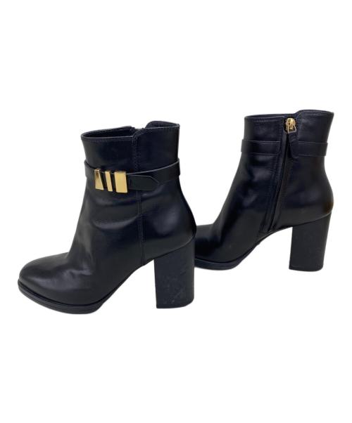 TOD'S（トッズ）TOD'S (トッズ) サイドジップショートブーツ ブラック サイズ:34 1/2の古着・服飾アイテム