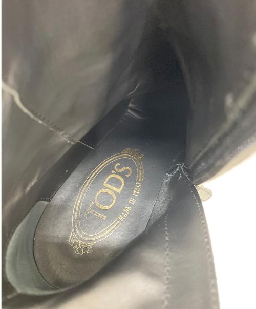TOD'S（トッズ）TOD'S (トッズ) サイドジップショートブーツ ブラック サイズ:34 1/2の古着・服飾アイテム